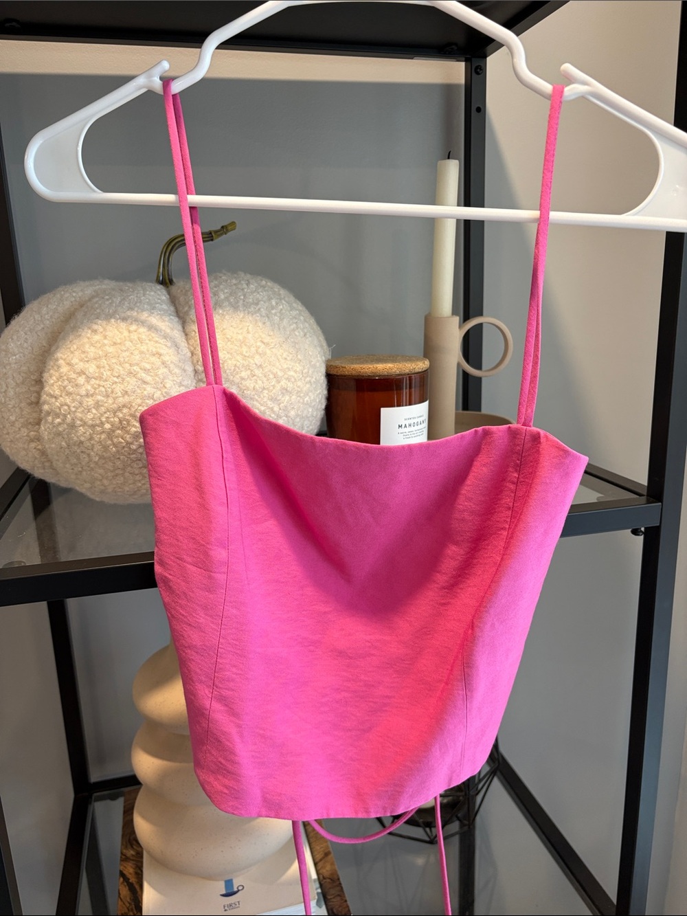 124 Pink Strappy Women’s Cami Top